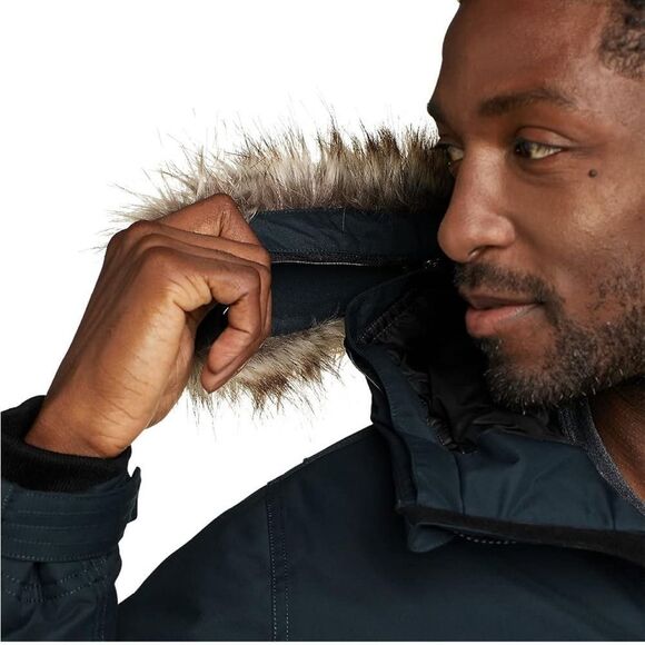 Eddie Bauer Men's Mt Superior Down Parka size Large Tan NWT in packaging - Picture 3 of 6